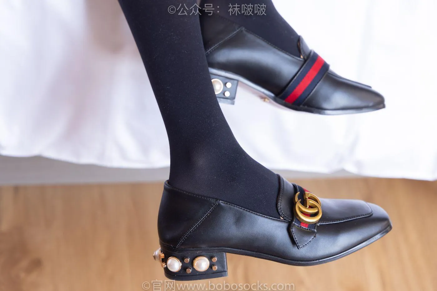 [BoBoSocks袜啵啵]NO.064 稚予-平底鞋、厚黑丝 [137P]插图9